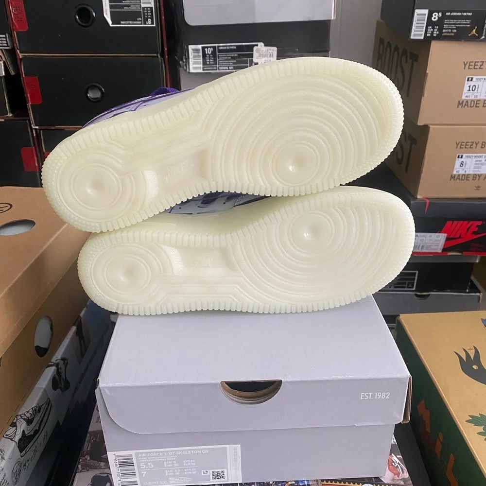 Nike Air Force 1 “Purple Skeleton” - Picture 5 of 5